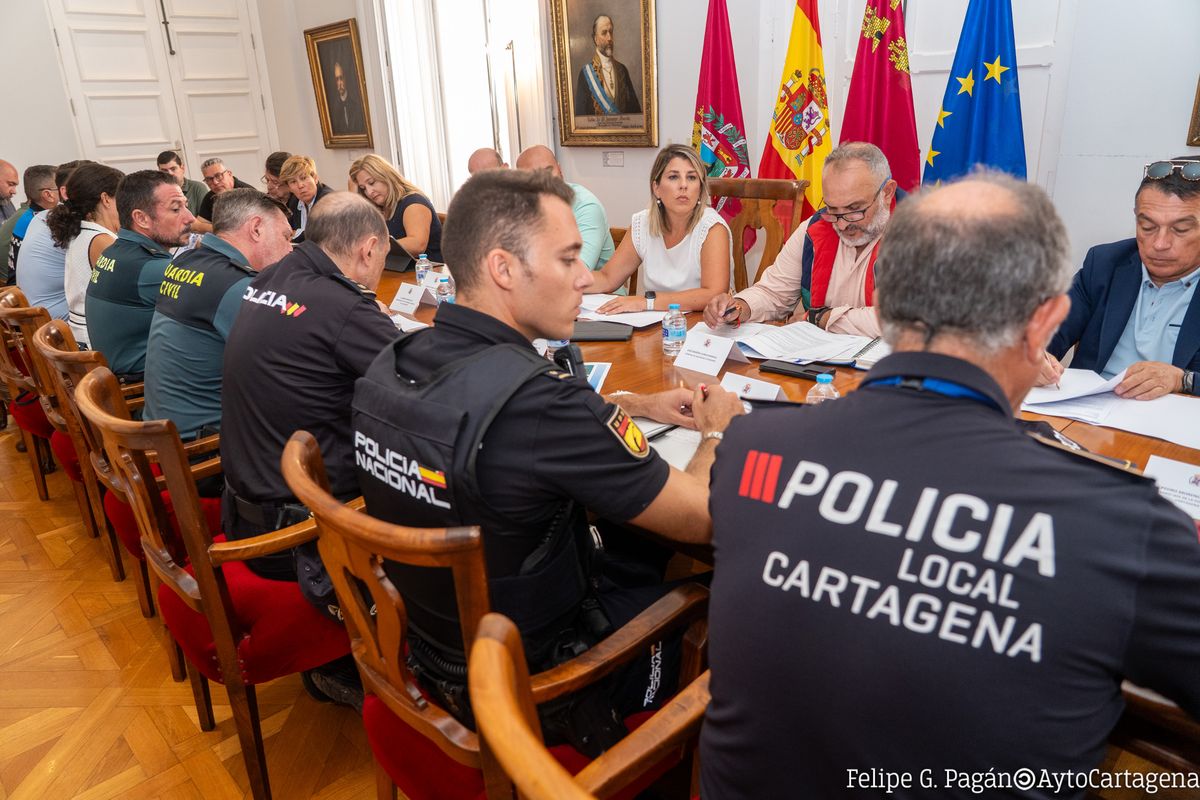 Reunión de coordinación de la Junta Local de Seguridad