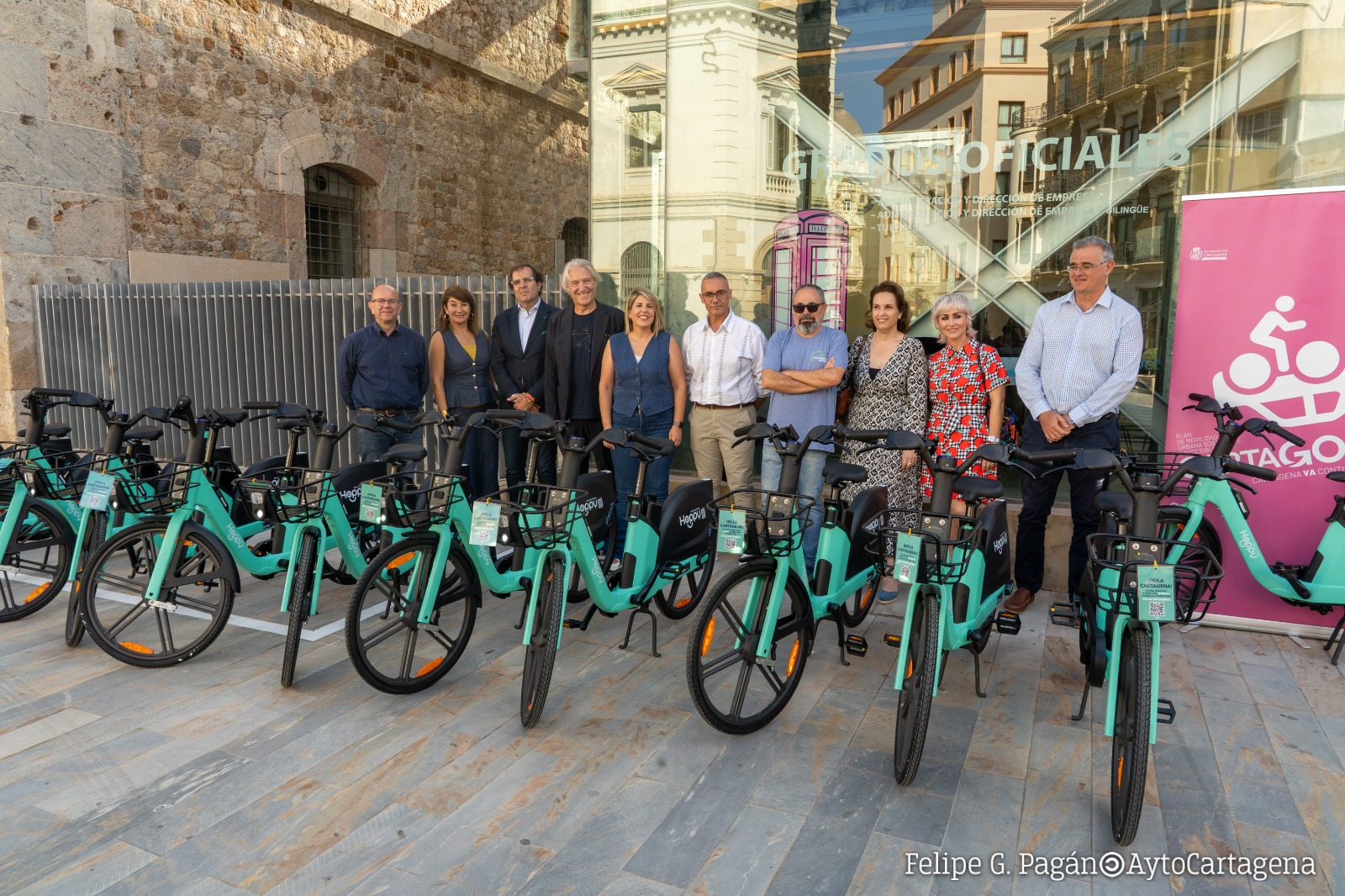 Arranca el servicio municipal de bicicletas el�ctricas en el centro de Cartagena y el 1 de julio en la zona de La Manga y Cabo de Palos