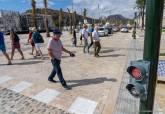 Apertura al tr�fico del paseo Alfonso XII, en Plaza Mayor