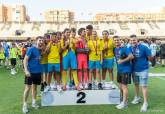 Clausura de la XXXII Liga de Comarcal de F�tbol Base en el Estadio Municipal Cartagonova