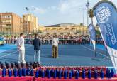 Visita a las nuevas pistas de tenis del Pabell�n Central y clausura del curso de la Escuela municipal de tenis