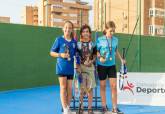 Visita a las nuevas pistas de tenis del Pabell�n Central y clausura del curso de la Escuela municipal de tenis
