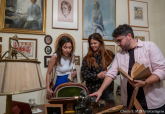 Manuela Velasco y Paula Paz visitan el Museo Carmen Conde - Antonio Oliver de Cartagena