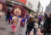 El Carnaval de Cartagena desfila por el centro de Madrid con motivo de FITUR