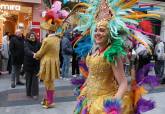 El Carnaval de Cartagena desfila por el centro de Madrid con motivo de FITUR
