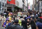 El Carnaval de Cartagena desfila por el centro de Madrid con motivo de FITUR