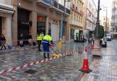 Operativo especial de limpieza de suelo en el casco hist�rico y el Ensanche