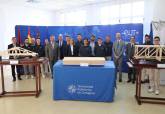 Visita a los estudiantes de la UPCT que han ganado el Concurso Nacional de Puentes Agust�n de Betancourt