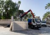 Culmina la instalaci�n del monumento a Alatriste que se inaugura el viernes en un acto abierto al p�blico