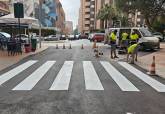 La calle Carlos III mejora su firme e incorpora nuevos elementos para reforzar la seguridad vial