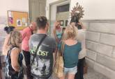 La Unidad de Personas con Discapacidad acerca el patrimonio escult�rico de Cartagena a trav�s de una ruta inclusiva