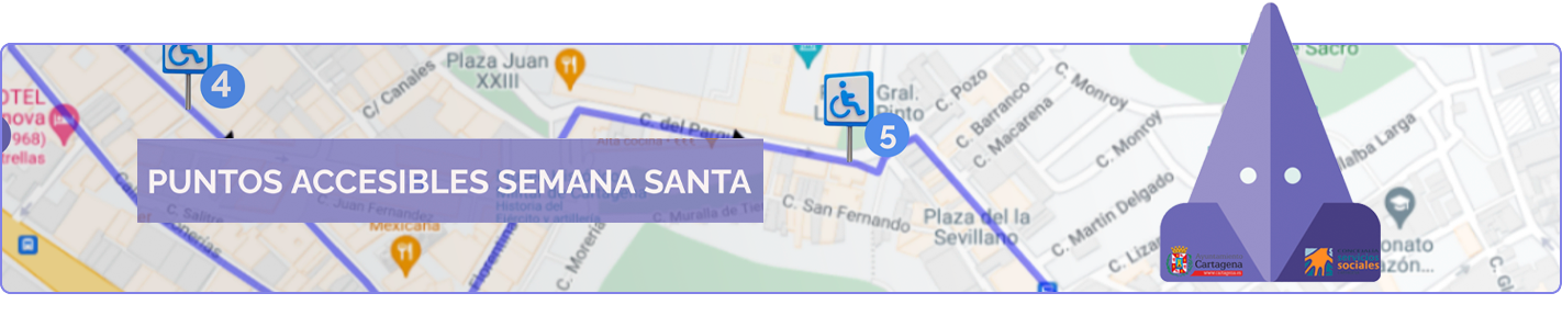 Puntos accesibles Semana Santa